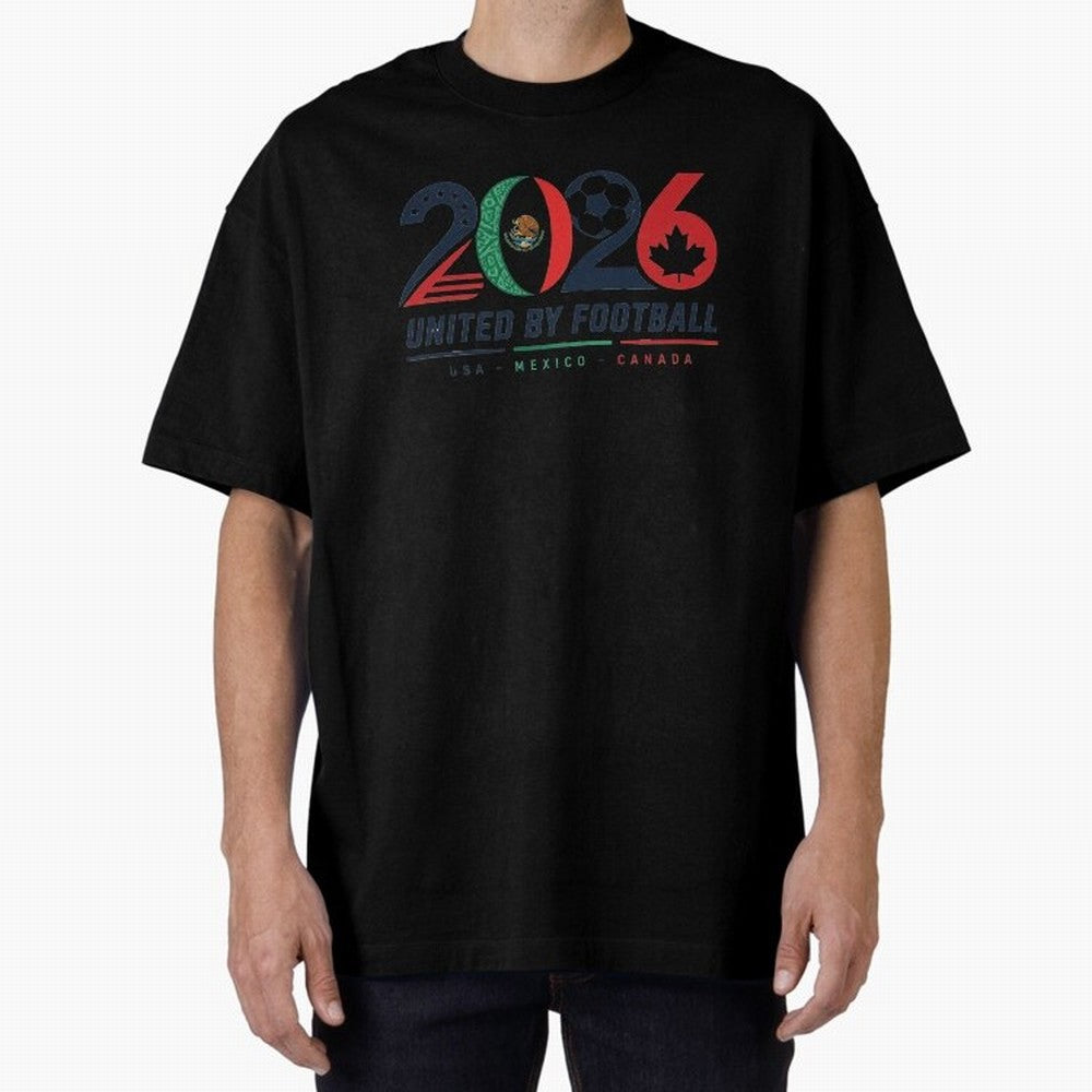 United by Football 2026 Soccer Design Classic T-Shirt Back Your Heroes with FIFA World Cup 2026 USA Canada Mexico for Fans of Mbappe and Spain, Bringing Football Passion, Legendary Performances, Festival Vibes and Supporter Community; Made for Die