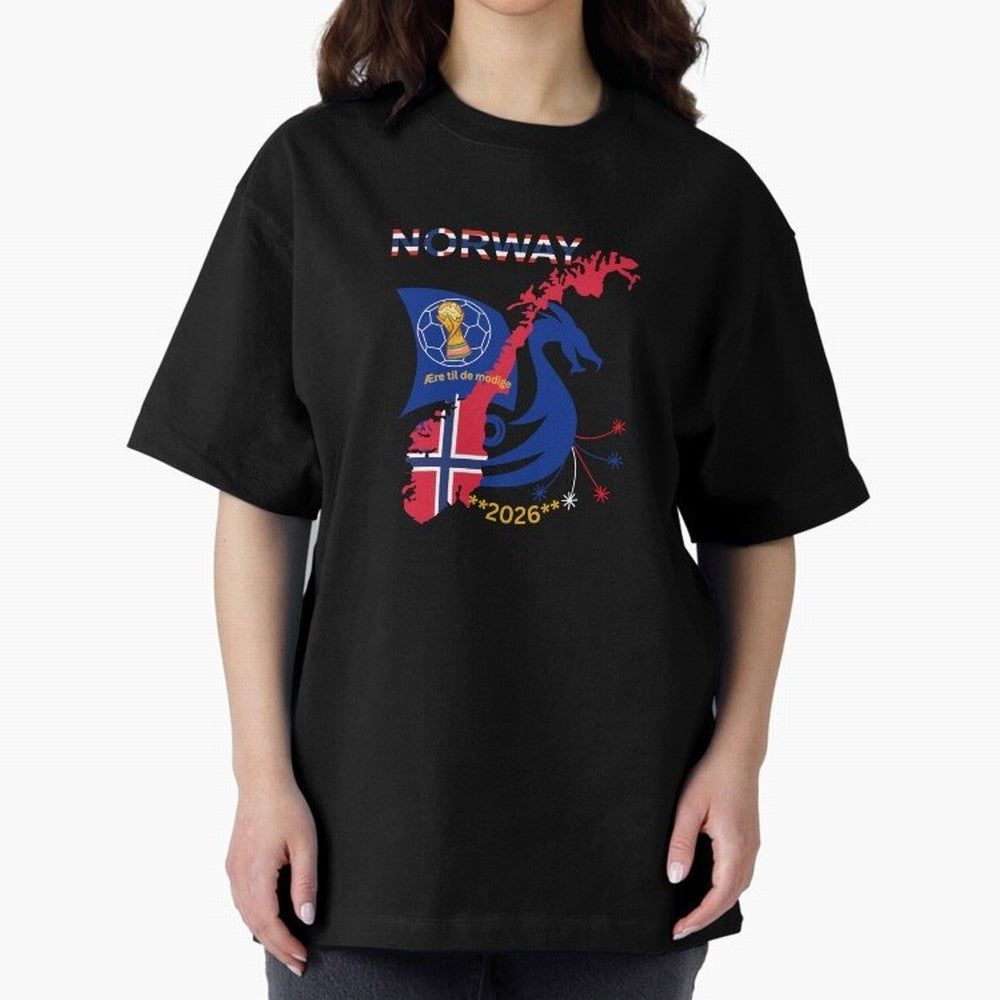 Norway 2026 Classic T-Shirt Honor Champions and Dreams in the FIFA World Cup 2026 Group Stage Journey through Cristiano Ronaldo Highlights, France and Portugal Pride, Championship Spirit, Famous Goals, Roaring Crowds and International Football