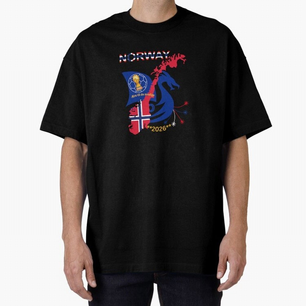 Norway 2026 Classic T-Shirt Honor Champions and Dreams in the FIFA World Cup 2026 Group Stage Journey through Cristiano Ronaldo Highlights, France and Portugal Pride, Championship Spirit, Famous Goals, Roaring Crowds and International Football
