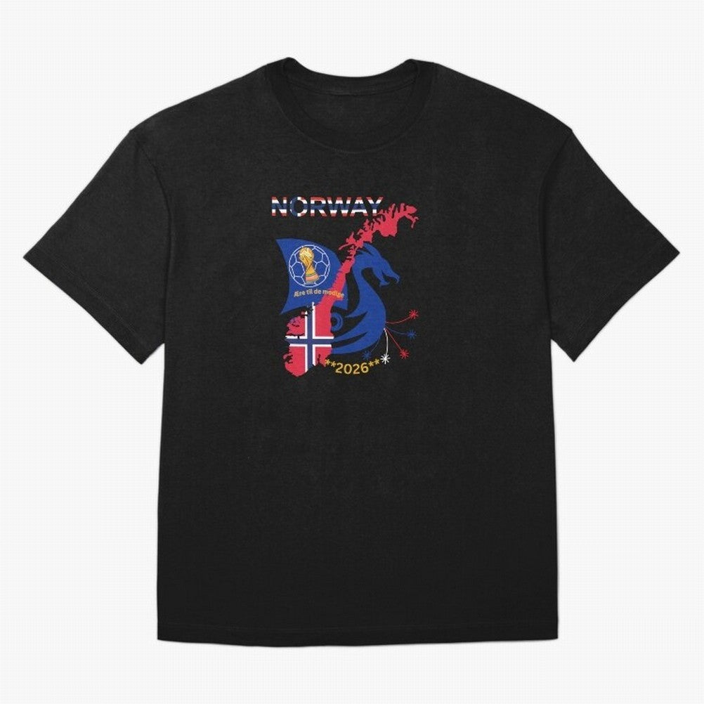 Norway 2026 Classic T-Shirt Honor Champions and Dreams in the FIFA World Cup 2026 Group Stage Journey through Cristiano Ronaldo Highlights, France and Portugal Pride, Championship Spirit, Famous Goals, Roaring Crowds and International Football
