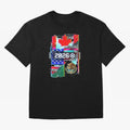 Glitched United 2026 - North America Tournament Emblem Classic T-Shirt Mark the FIFA World Cup 2026 USA Canada Mexico Journey through Mbappe Highlights, Portugal Pride, Stadium Chants, National Pride, Trophy Dreams and Unforgettable Football