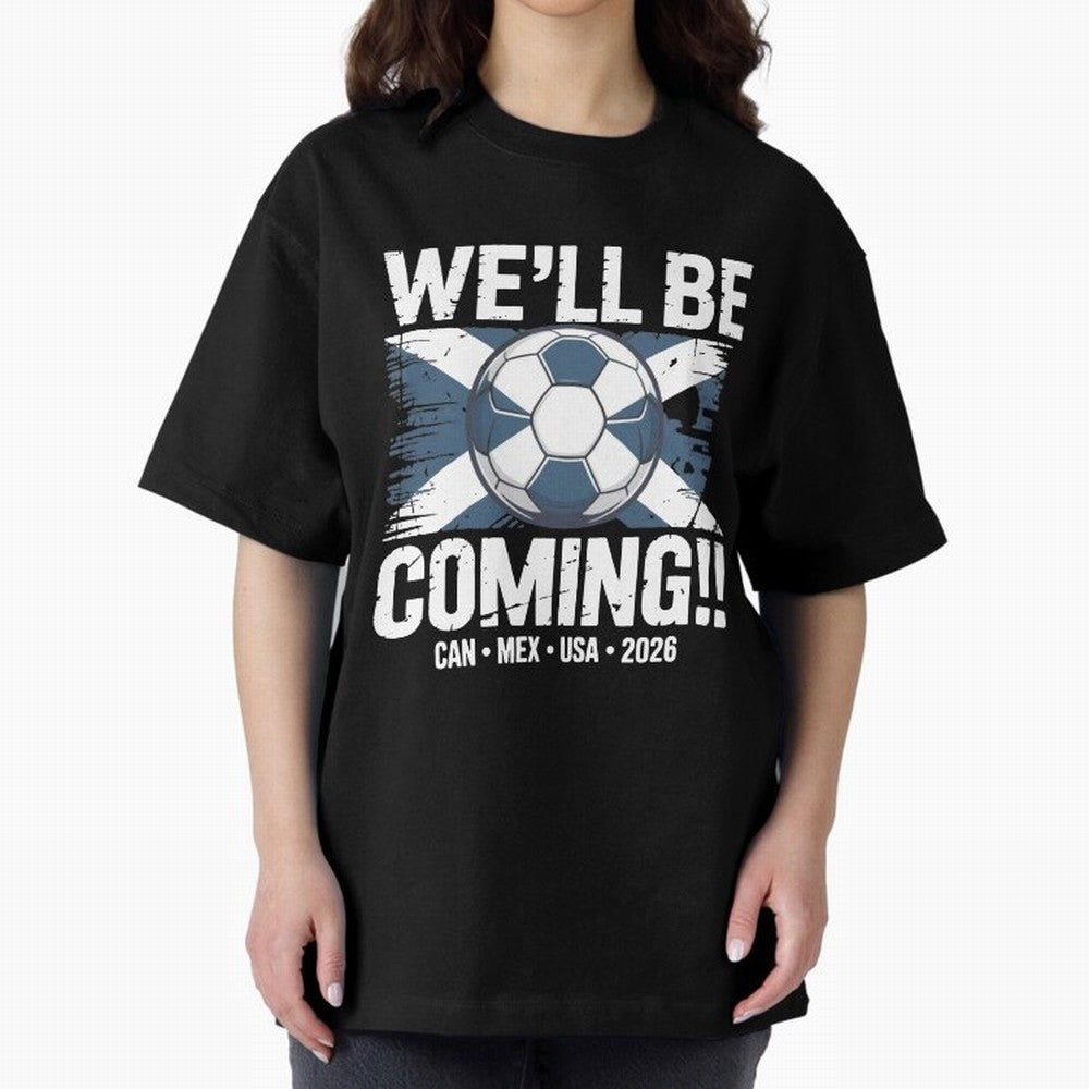 Scotland 2026 Football Qualification National Pride Classic T-Shirt Follow Every Goal of FIFA World Cup 2026 Group Stage for Fans of Cristiano Ronaldo and Argentina, Bringing Football History, Final Match Energy, Crowd Noise and Once in a Lifetime