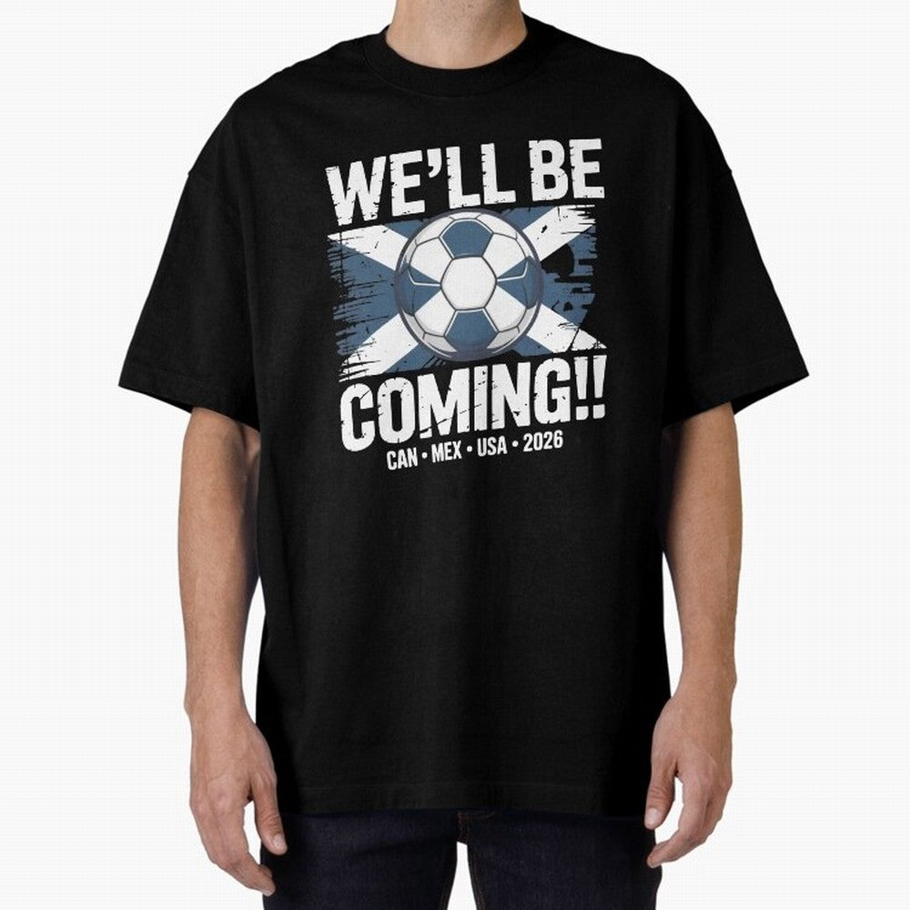 Scotland 2026 Football Qualification National Pride Classic T-Shirt Follow Every Goal of FIFA World Cup 2026 Group Stage for Fans of Cristiano Ronaldo and Argentina, Bringing Football History, Final Match Energy, Crowd Noise and Once in a Lifetime