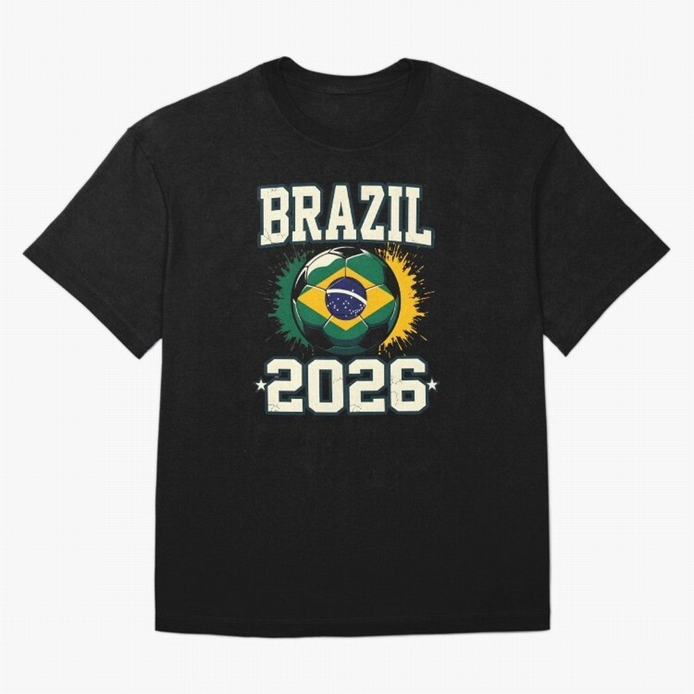 Brazil Soccer Football 2026 Classic T-Shirt Elevate FIFA World Cup 2026 for Fans of Haaland and Portugal, Bringing Retro Football Energy, Iconic Rivalries, Trophy Chase Drama and Stadium Atmosphere; Built for Supporters Chasing Trophy Dreams, Final