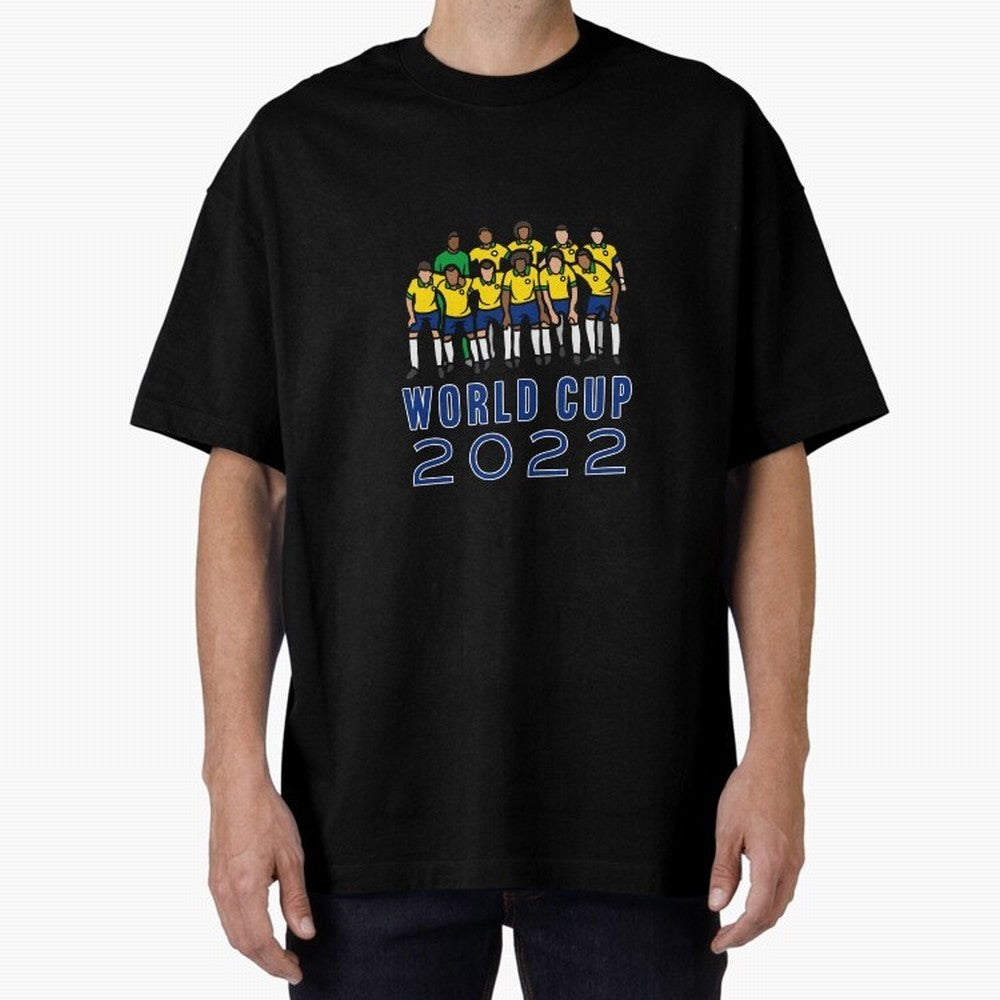 World Cup 2022 Classic T-Shirt Support Your Favorite Stars during FIFA World Cup 2026 Group Stage for Fans of Messi and Cristiano Ronaldo and Argentina, Bringing Championship Spirit, Famous Goals, Roaring Crowds and International Football Unity;