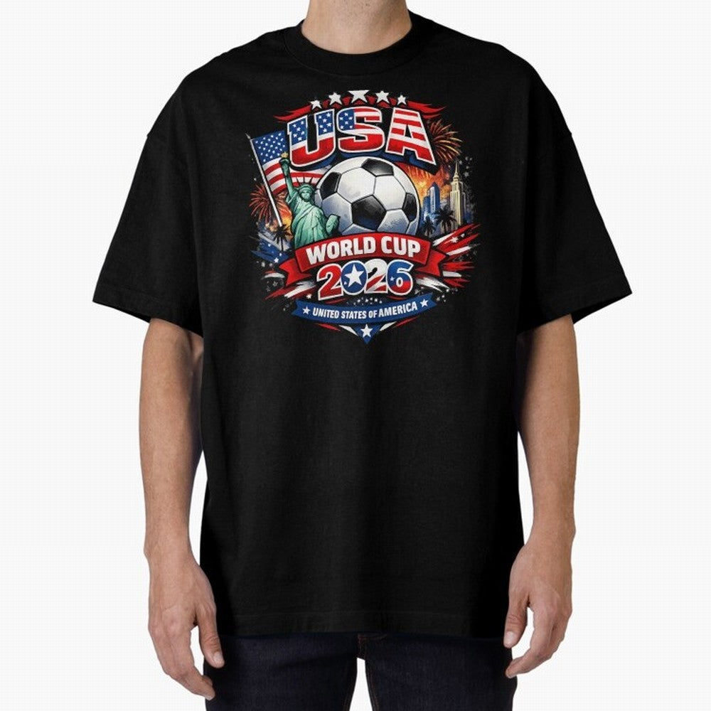 USA World Cup 2026 Soccer Graphic ¨C Patriotic Football Fan Art Classic T-Shirt Make Your Look Match the FIFA World Cup 2026 Journey through Mbappe and Neymar Highlights, France Pride, Retro Football Energy, Iconic Rivalries, Trophy Chase Drama and