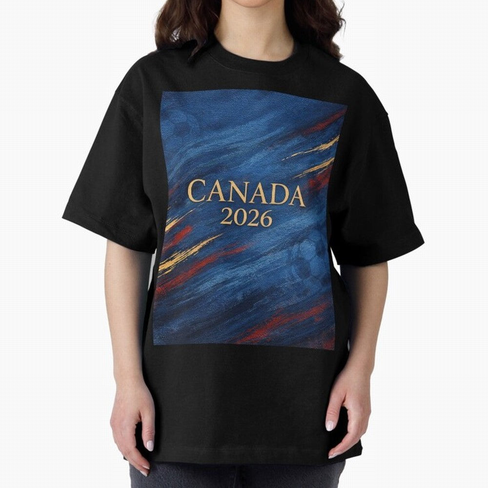 Elegant and Luxury Canada 2026 Soccer Theme Classic T-Shirt Celebrate Supporters United by the FIFA World Cup 2026 USA Canada Mexico Journey through Neymar, Haaland and Cristiano Ronaldo Highlights, Portugal Pride, Vintage Soccer Flavor, Modern