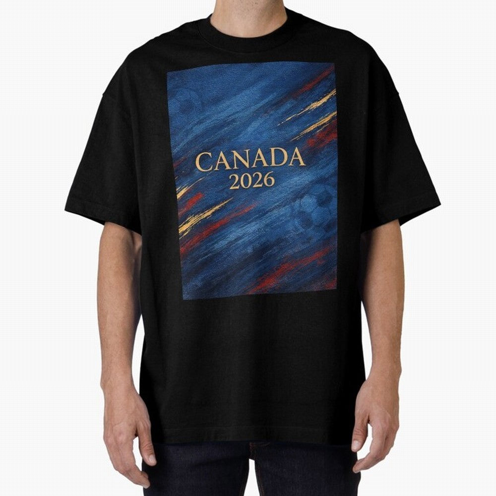 Elegant and Luxury Canada 2026 Soccer Theme Classic T-Shirt Celebrate Supporters United by the FIFA World Cup 2026 USA Canada Mexico Journey through Neymar, Haaland and Cristiano Ronaldo Highlights, Portugal Pride, Vintage Soccer Flavor, Modern