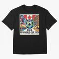 North America United Soccer 2026 Vintage Crest Classic T-Shirt Honor the Football Icons of Match Day Hype around FIFA World Cup 2026 Group Stage, Haaland and Mbappe, Germany, Football History, Final Match Energy, Crowd Noise and Once in a Lifetime