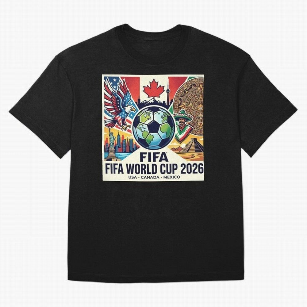 North America United Soccer 2026 Vintage Crest Classic T-Shirt Honor the Football Icons of Match Day Hype around FIFA World Cup 2026 Group Stage, Haaland and Mbappe, Germany, Football History, Final Match Energy, Crowd Noise and Once in a Lifetime