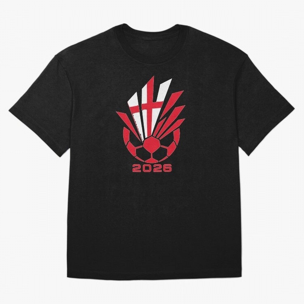 England Soccer 2026 Cross Burst Emblem Classic T-Shirt Represent Fans Who Live for the FIFA World Cup 2026 Group Stage Journey through Cristiano Ronaldo, Haaland and CR7 Highlights, France Pride, Stadium Memories, Football Loyalty, International