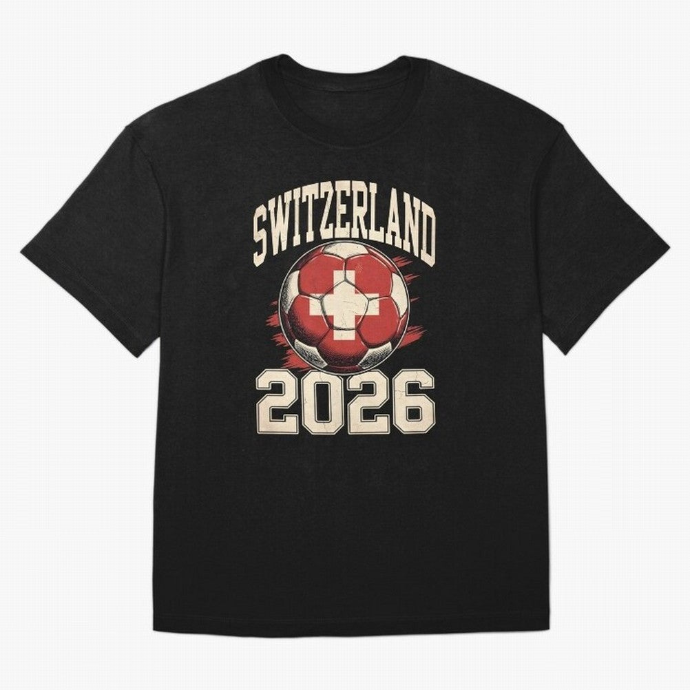 Switzerland 2026 World Cup Classic T-Shirt Treasure FIFA World Cup 2026 USA Canada Mexico Built around Neymar, England, France and Netherlands Energy, Stadium Chants, National Pride, Trophy Dreams and Unforgettable Football Memories; Ideal for Fans