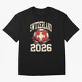 Switzerland 2026 World Cup Classic T-Shirt Treasure FIFA World Cup 2026 USA Canada Mexico Built around Neymar, England, France and Netherlands Energy, Stadium Chants, National Pride, Trophy Dreams and Unforgettable Football Memories; Ideal for Fans
