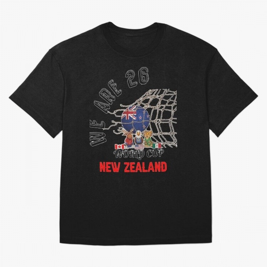 World cup 26 - New Zeland Classic T-Shirt Feel the Roar of Match Day Hype around FIFA World Cup 2026 Group Stage, CR7, England and Germany, Goal Celebration Energy, Supporter Heritage, Football Icons and Worldwide Tournament Joy; Ideal for Fans Who