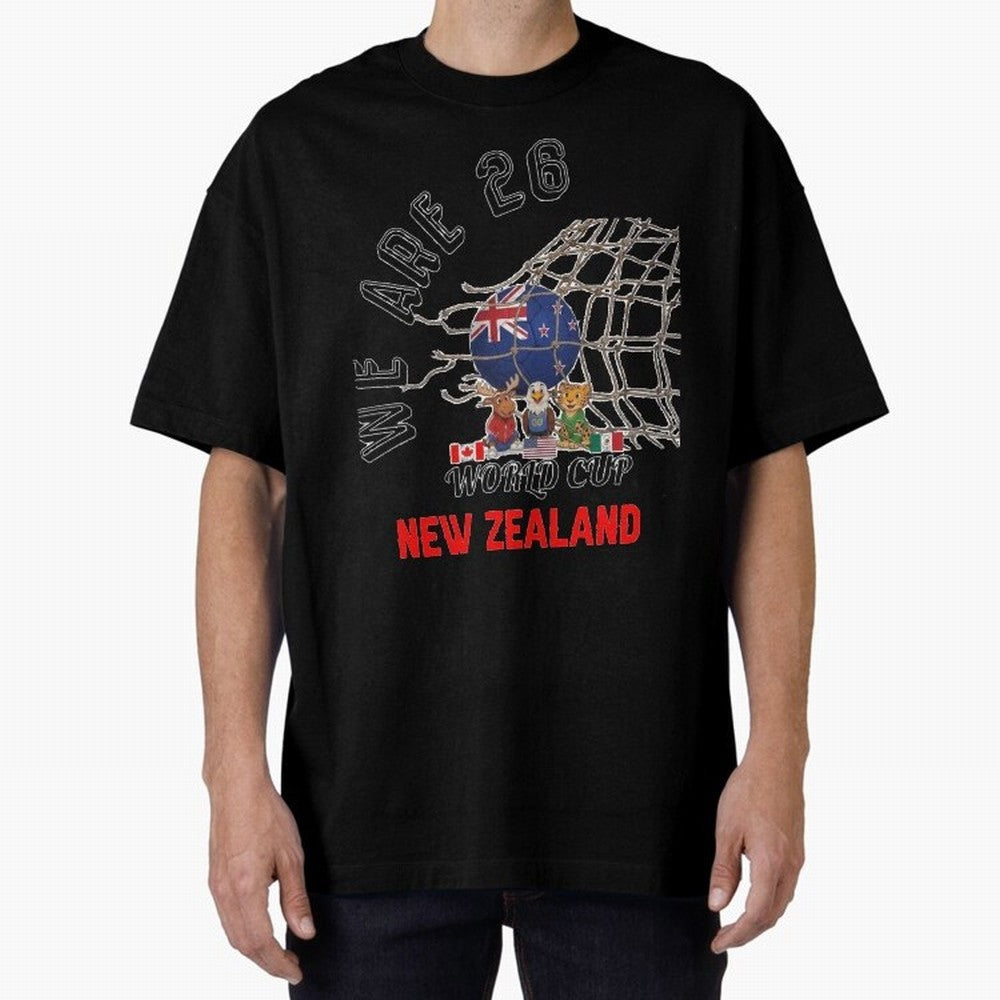World cup 26 - New Zeland Classic T-Shirt Feel the Roar of Match Day Hype around FIFA World Cup 2026 Group Stage, CR7, England and Germany, Goal Celebration Energy, Supporter Heritage, Football Icons and Worldwide Tournament Joy; Ideal for Fans Who