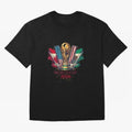 Host Trio Flags Banner Trophy Classic T-Shirt Join the FIFA World Cup 2026 Journey through Messi, Neymar and Mbappe Highlights, Brazil Pride, Classic Soccer Heritage, Championship Pressure, Fan Loyalty and International Pride; Perfect for People
