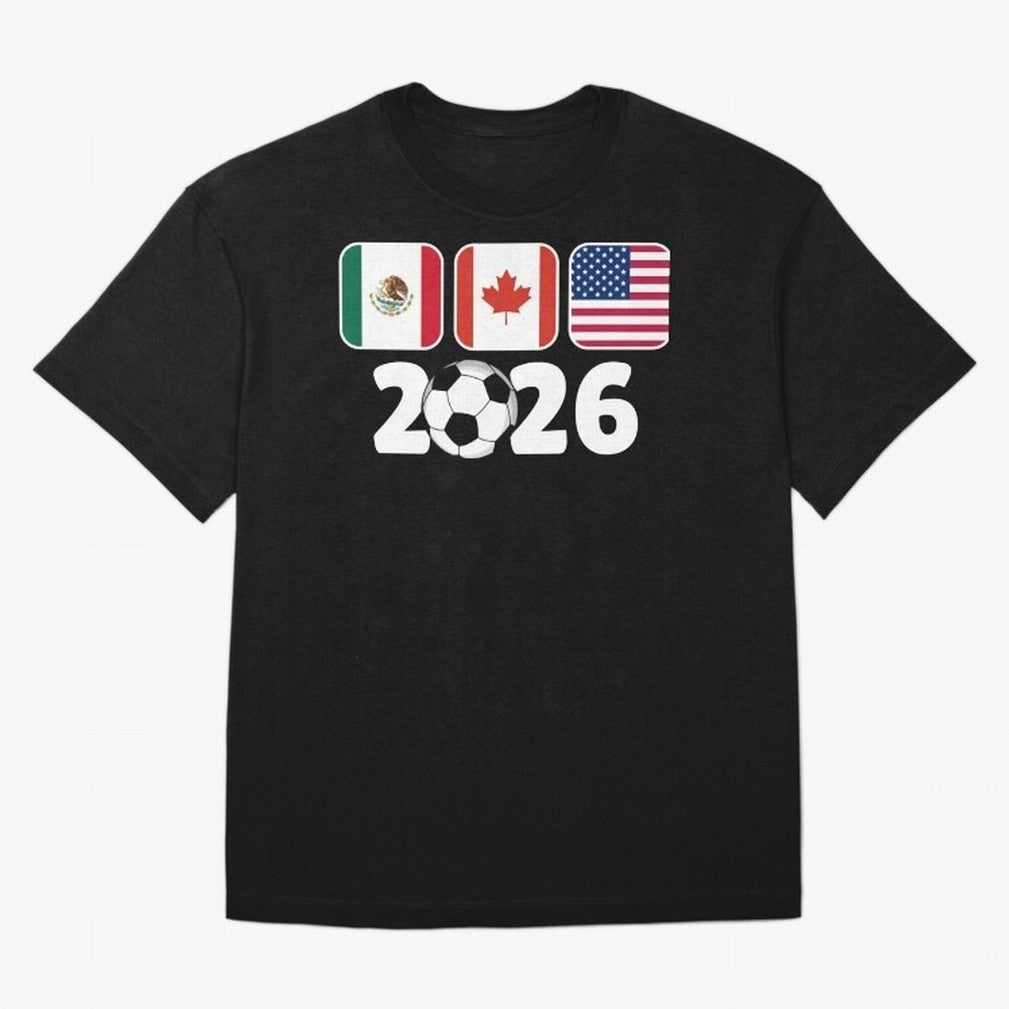2026 World Cup North America Emblem Retro Classic T-Shirt Celebrate the Road through the FIFA World Cup 2026 Group Stage Journey through Haaland Highlights, Spain and Netherlands Pride, Sports Nostalgia, International Competition, Famous Players