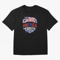America World Cup 2026 ¨C USA Football Classic T-Shirt Upgrade the FIFA World Cup 2026 USA Canada Mexico Journey through Cristiano Ronaldo Highlights, England and Germany Pride, Football Passion, Legendary Performances, Festival Vibes and Supporter