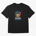 2026 World Cup United by Football Shield Emblem with Skyline Classic T-Shirt Fuel the Hype around Match Day Hype around FIFA World Cup 2026, Mbappe, England and Germany, Classic Soccer Heritage, Championship Pressure, Fan Loyalty and International