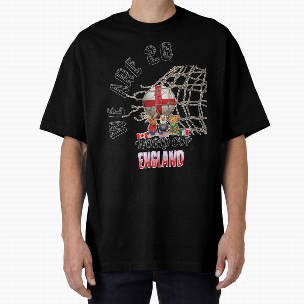 World cup 26 - England Classic T-Shirt Follow FIFA World Cup 2026 Group Stage for Fans of Neymar, Haaland and Cristiano Ronaldo and Spain and Netherlands, Bringing Goal Celebration Energy, Supporter Heritage, Football Icons and Worldwide Tournament
