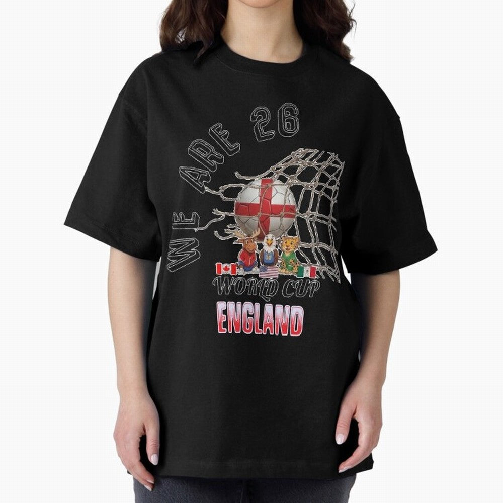 World cup 26 - England Classic T-Shirt Follow FIFA World Cup 2026 Group Stage for Fans of Neymar, Haaland and Cristiano Ronaldo and Spain and Netherlands, Bringing Goal Celebration Energy, Supporter Heritage, Football Icons and Worldwide Tournament