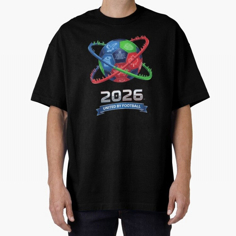 United by Football 2026 Global Connectivity Logo Classic T-Shirt Follow the FIFA World Cup 2026 Journey through Haaland Highlights, Germany Pride, Fan Favorite Moments, National Team Passion, Big Match Drama and Soccer History; Ideal for Passionate
