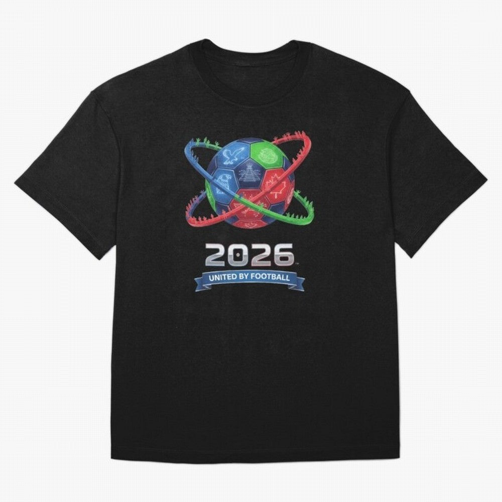 United by Football 2026 Global Connectivity Logo Classic T-Shirt Follow the FIFA World Cup 2026 Journey through Haaland Highlights, Germany Pride, Fan Favorite Moments, National Team Passion, Big Match Drama and Soccer History; Ideal for Passionate