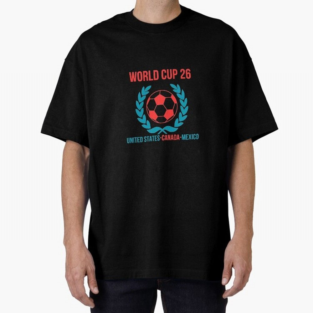 World Cup 2026 United States Canada Mexico Soccer Logo Classic T-Shirt Support Your Favorite Stars during FIFA World Cup 2026 with Cristiano Ronaldo, Haaland and CR7, Argentina Energy, Champion Mindset, Group Stage Buzz, Knockout Tension and