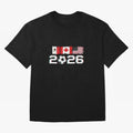 Glitched United 2026 Cup - North America Emblem Part 2 T-Shirt_82924673 Classic T-Shirt Fuel FIFA World Cup 2026 USA Canada Mexico for Fans of Cristiano Ronaldo, Haaland and CR7 and Argentina, Bringing Football Festival Excitement, Trophy