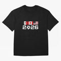 Glitched United 2026 Cup - North America Emblem Part 2 T-Shirt_82924673 Classic T-Shirt Bring a Vintage Feel to the FIFA World Cup 2026 Journey through Messi, CR7 and Mbappe Highlights, England and Germany Pride, Fan Favorite Moments, National Team