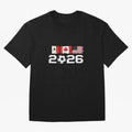 Glitched United 2026 Cup - North America Emblem Part 2 T-Shirt_82924673 Classic T-Shirt Capture Stadium Memories from Global Football Passion for FIFA World Cup 2026 Group Stage, Made for Cristiano Ronaldo, Haaland and CR7, Portugal, Classic Soccer