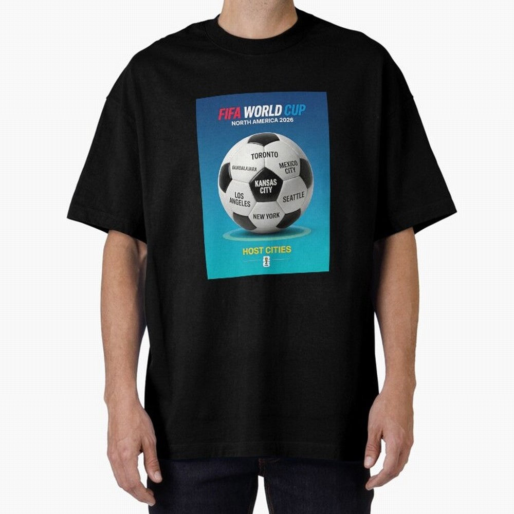 North America Football 2026 Classic T-Shirt Join Global Football Passion for FIFA World Cup 2026 Group Stage, Built around Mbappe, Argentina and Brazil, Retro Football Energy, Iconic Rivalries, Trophy Chase Drama and Stadium Atmosphere; Ideal for