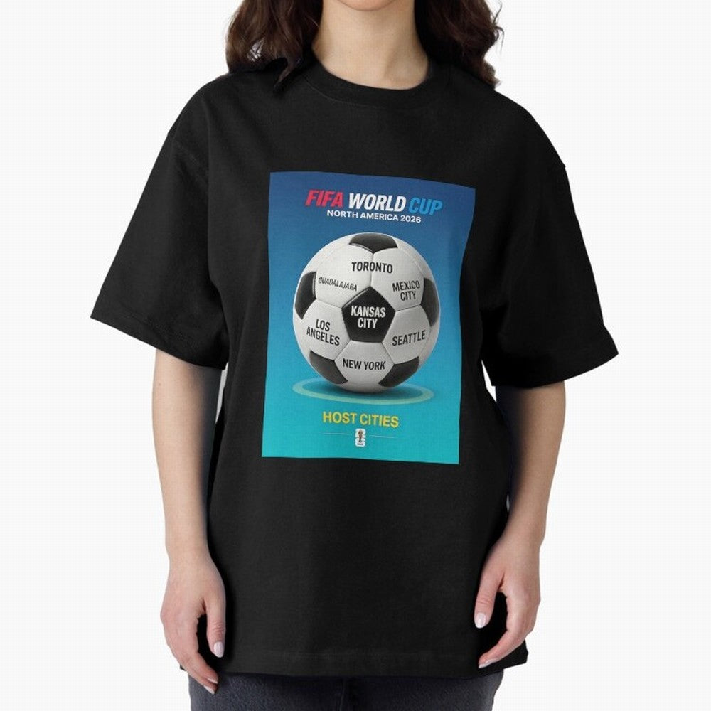 North America Football 2026 Classic T-Shirt Join Global Football Passion for FIFA World Cup 2026 Group Stage, Built around Mbappe, Argentina and Brazil, Retro Football Energy, Iconic Rivalries, Trophy Chase Drama and Stadium Atmosphere; Ideal for