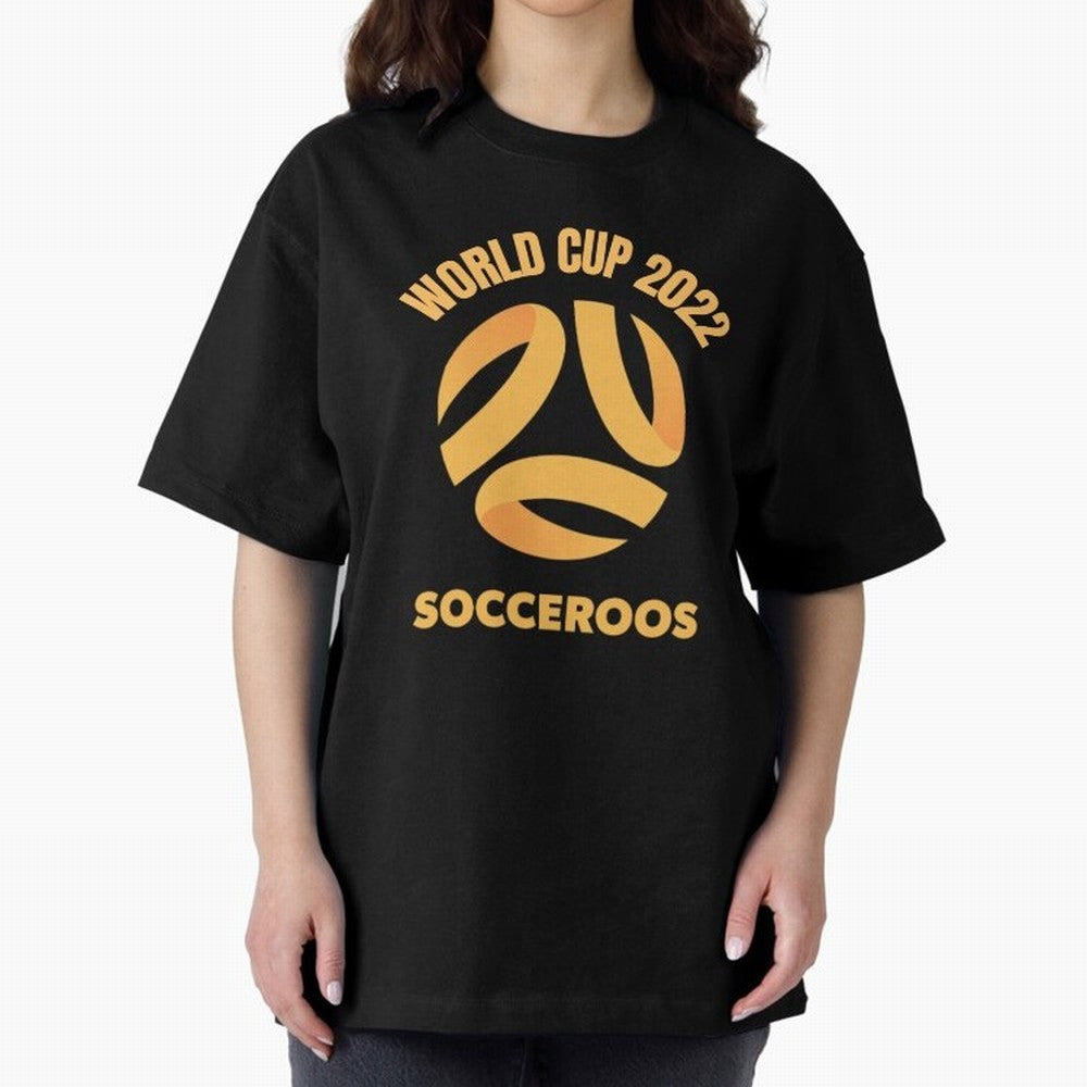 Socceroos World Cup 2022 Australia Classic T-Shirt Represent the Passion of FIFA World Cup 2026 USA Canada Mexico for Fans of Messi, CR7 and Mbappe and England, France and Netherlands, Bringing Global Supporter Spirit, Legendary Goals, National