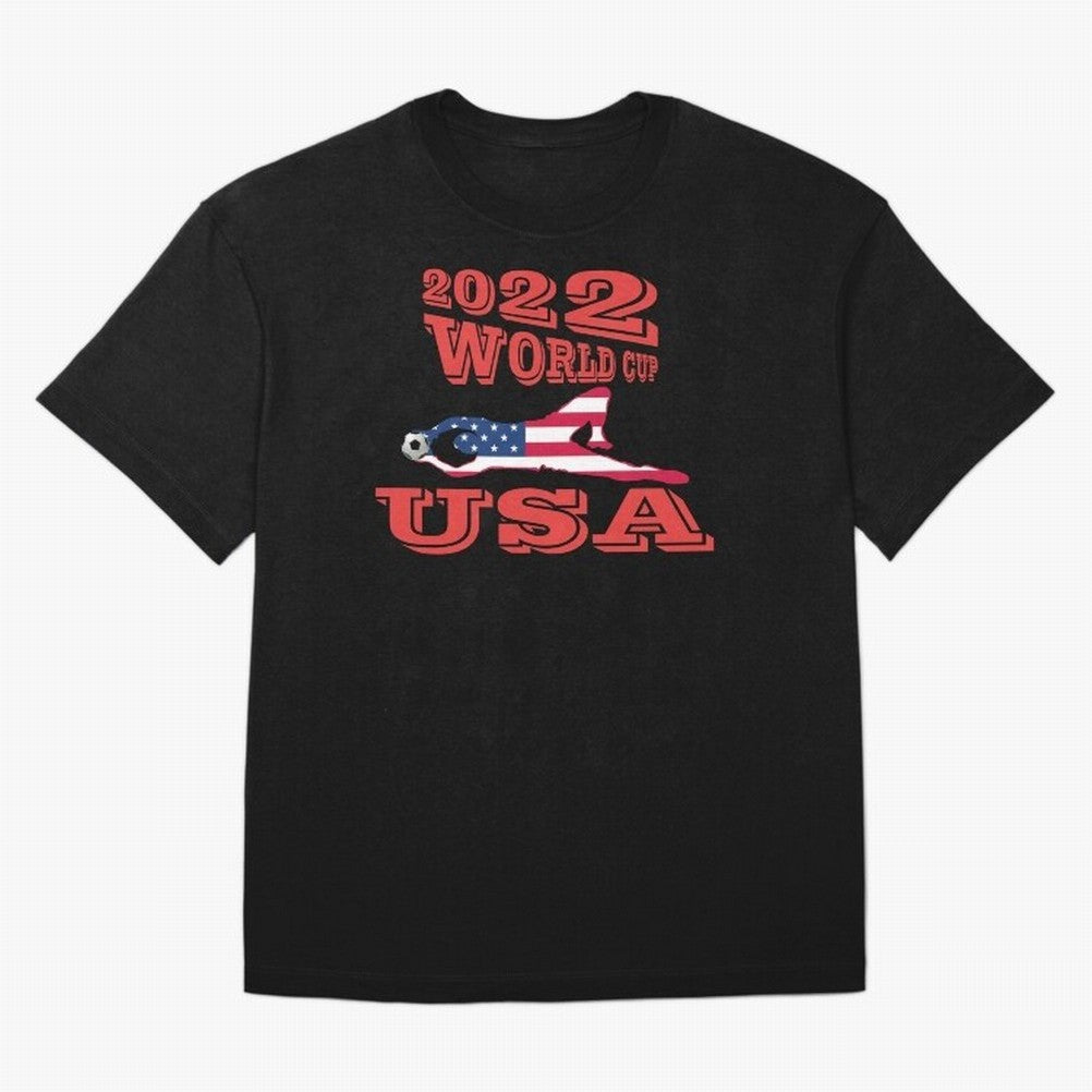 USA, Qatar World Cup 2022 Classic T-Shirt Bring Global Football Passion for FIFA World Cup 2026 Group Stage, Connected to CR7 and Messi, Argentina and Brazil, Match Day Excitement, Supporter Culture, Golden Goals and Global Football Passion; Made