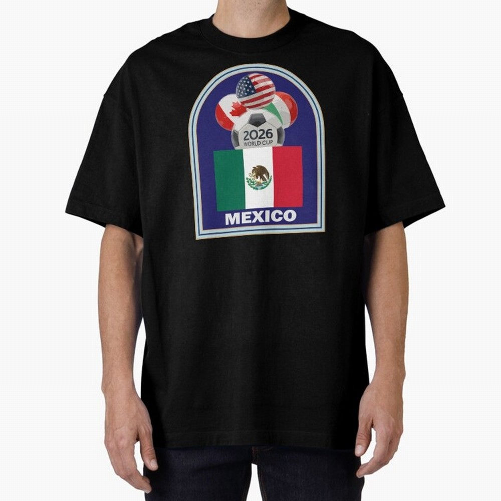 Mexico 2026 Soccer T-shirt Classic T-Shirt Stand with FIFA World Cup 2026 with Messi, CR7 and Mbappe, England, France and Netherlands Energy, Classic Soccer Heritage, Championship Pressure, Fan Loyalty and International Pride; Perfect for