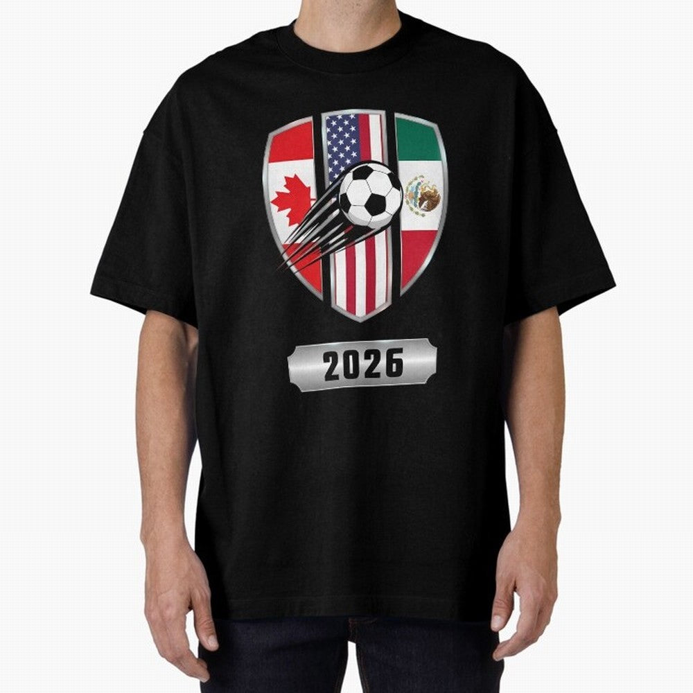 North United America Shield 2026 Cup Classic T-Shirt Show Passion for the Stars of Global Football Passion for FIFA World Cup 2026 Group Stage, Connected to Neymar, England, France and Netherlands, Soccer Culture, Superstar Moments, National Team