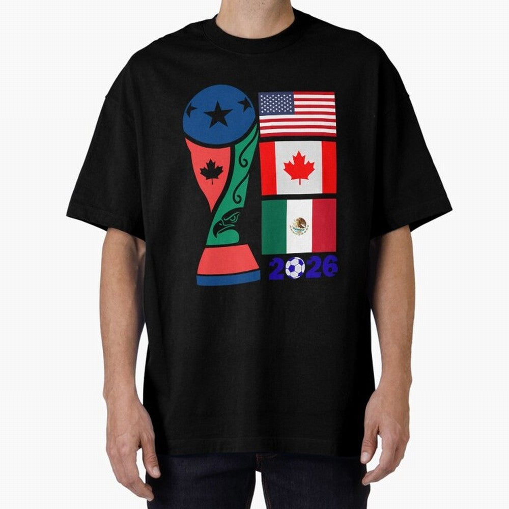 North America Football Unity 2026 Classic T-Shirt Showcase FIFA World Cup 2026 Inspired by Messi, Argentina Energy, Worldwide Fan Energy, Dramatic Goals, Stadium Lights and Championship Celebrations; Perfect for Supporters Who Want Bold Football