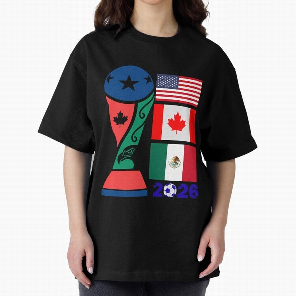 North America Football Unity 2026 Classic T-Shirt Showcase FIFA World Cup 2026 Inspired by Messi, Argentina Energy, Worldwide Fan Energy, Dramatic Goals, Stadium Lights and Championship Celebrations; Perfect for Supporters Who Want Bold Football