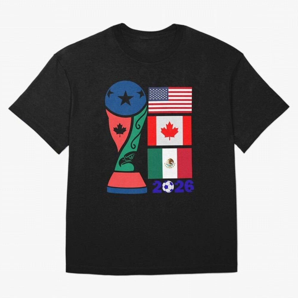 North America Football Unity 2026 Classic T-Shirt Showcase FIFA World Cup 2026 Inspired by Messi, Argentina Energy, Worldwide Fan Energy, Dramatic Goals, Stadium Lights and Championship Celebrations; Perfect for Supporters Who Want Bold Football