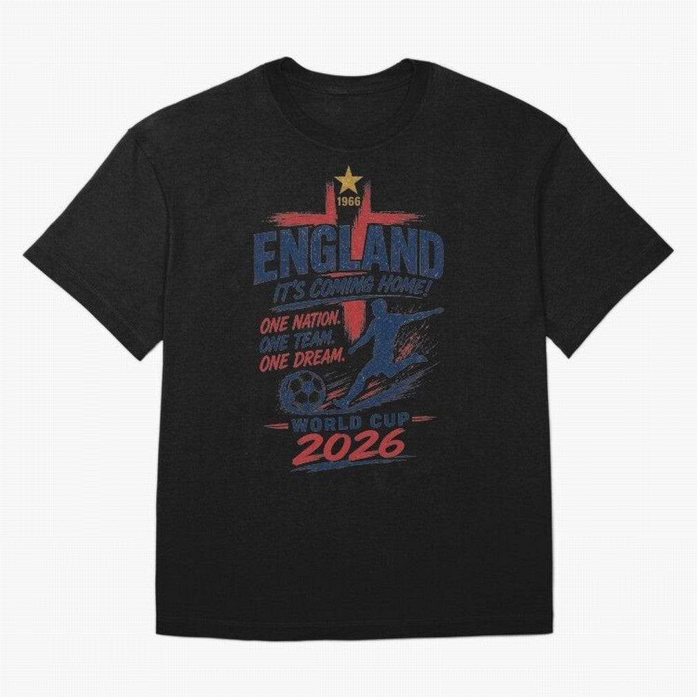 England Fan Art for World Cup 2026 Classic T-Shirt Showcase FIFA World Cup 2026 Spirit, Connected to Brazil, Portugal and Argentina, Neymar, Haaland and Cristiano Ronaldo, Classic Soccer Heritage, Championship Pressure, Fan Loyalty and