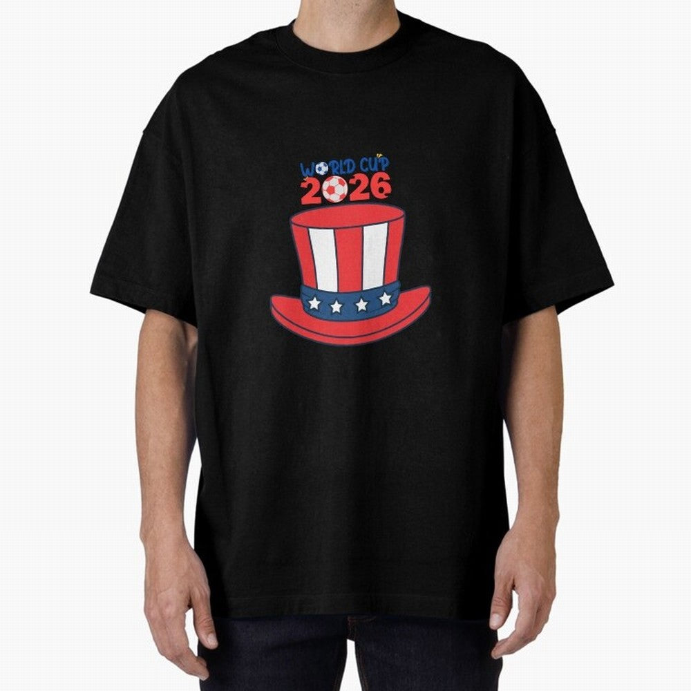 Patriotic Soccer Hat Design for FIFA World Cup 2026 Celebration Classic T-Shirt Create the FIFA World Cup 2026 USA Canada Mexico Journey through Messi, CR7 and Mbappe Highlights, England Pride, Sports Nostalgia, International Competition, Famous