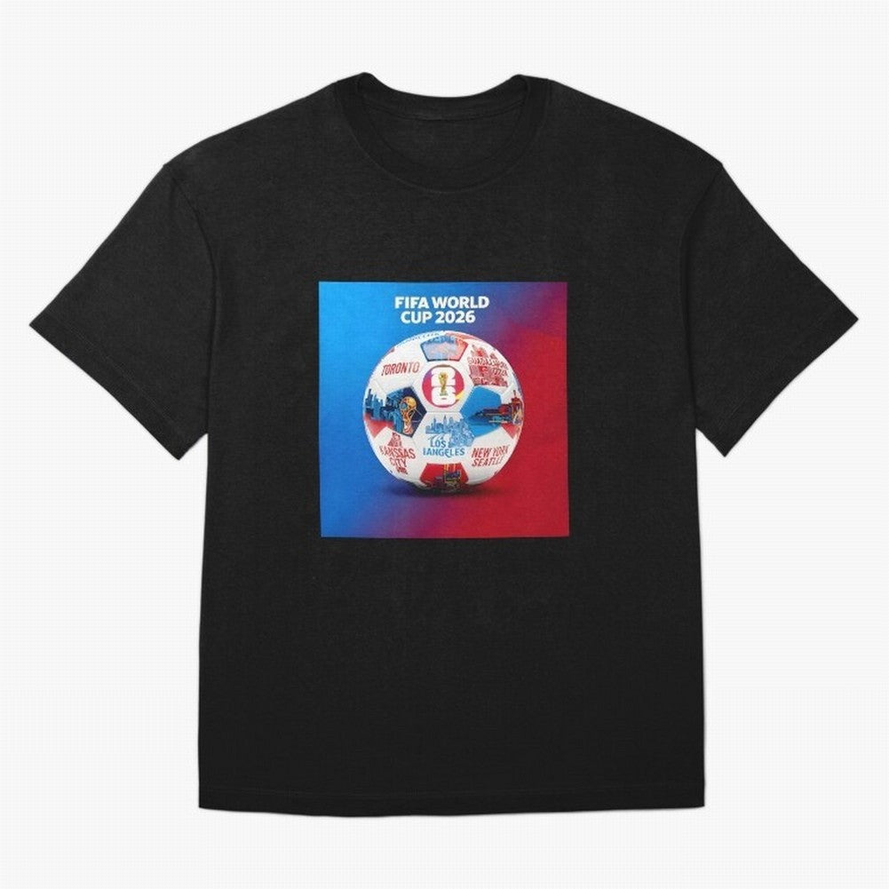 North America Football 2026 Classic T-Shirt Experience FIFA World Cup 2026 Group Stage Spirit, Centered on Portugal, Spain and Germany, CR7 and Messi, Stadium Chants, National Pride, Trophy Dreams and Unforgettable Football Memories; Created for