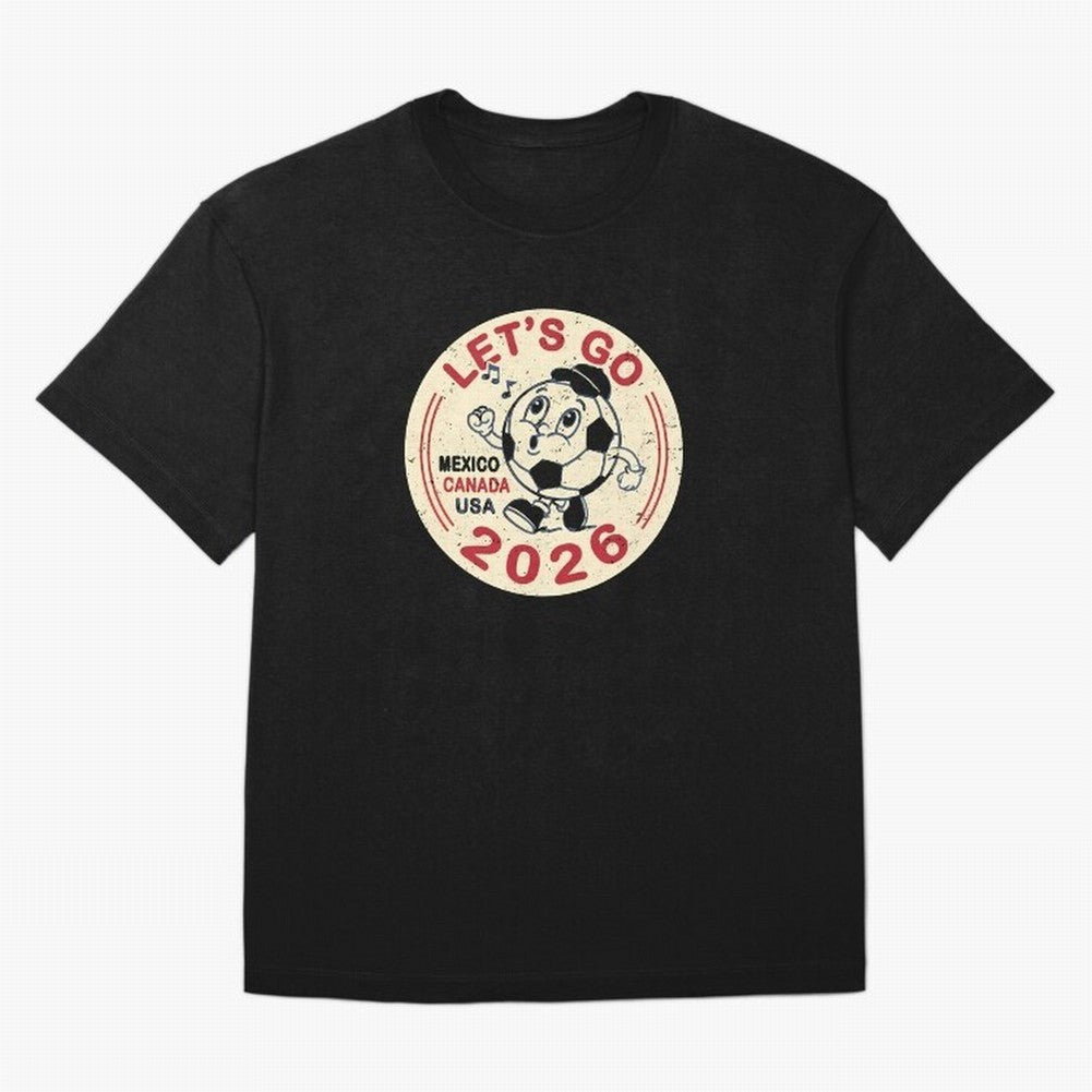 World Cup 2026 T-Shirt_36821479 Classic T-Shirt Show Match Day Excitement for FIFA World Cup 2026 Group Stage Capturing Messi, Neymar and Mbappe, Brazil Energy, Retro Football Energy, Iconic Rivalries, Trophy Chase Drama and Stadium Atmosphere;