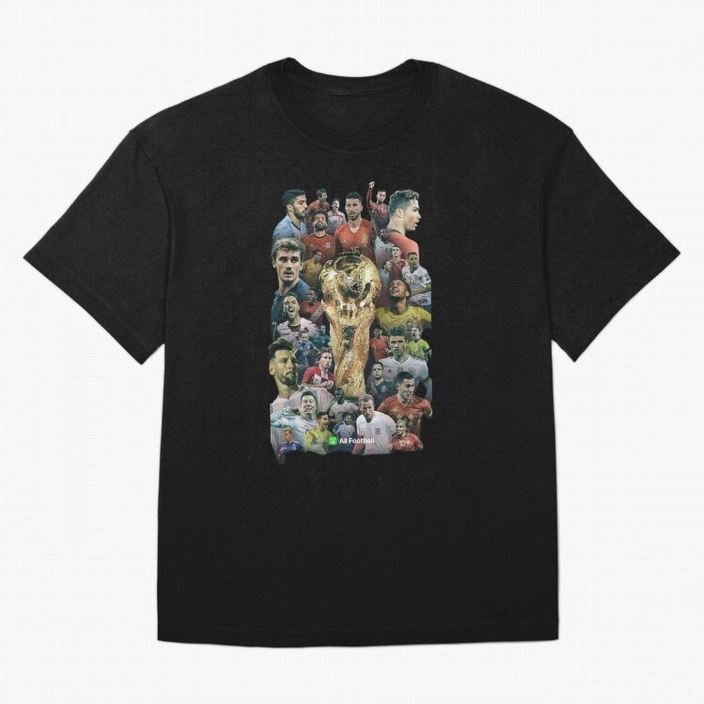 All Football Classic T-Shirt Follow the Road to FIFA World Cup 2026 Group Stage Centered on Mbappe, England, France and Netherlands Energy, Tournament Hype, Historic Matchups, Family Viewing Parties and Global Sports Pride; Built for Supporters