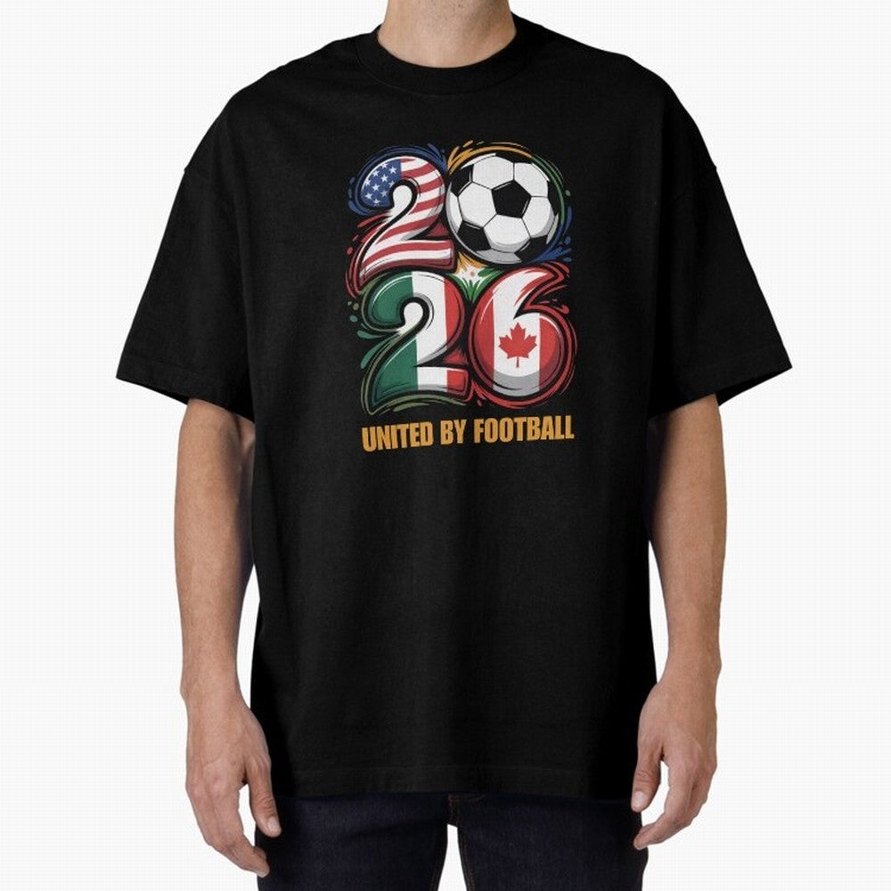 United by Football Soccer Fan Gear 2026 Classic T-Shirt Back Your Heroes with Match Day Hype around FIFA World Cup 2026, Mbappe, Portugal, Football History, Final Match Energy, Crowd Noise and Once in a Lifetime Moments; Ideal for Football Dads,