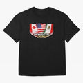 World Cup 2026 North America Flags Design ¨C USA Canada Mexico Soccer Fan Graphic Classic T-Shirt Fuel the FIFA World Cup 2026 Journey through Cristiano Ronaldo Highlights, England Pride, Sports Nostalgia, International Competition, Famous Players