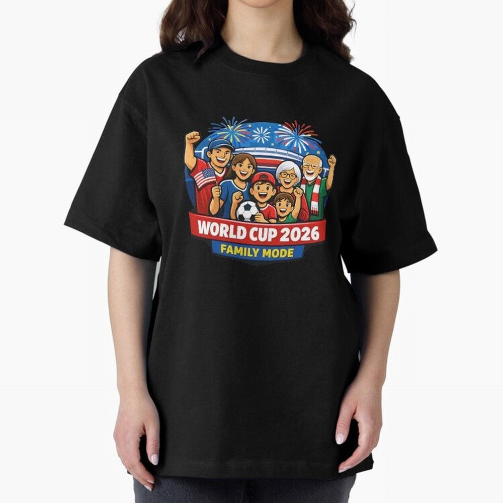 World Cup 2026 Family Mode ¨C Football Fans Celebration Design Classic T-Shirt Celebrate the Magic of FIFA World Cup 2026 Spirit, Built around Portugal, Spain and Germany, Haaland, Football History, Final Match Energy, Crowd Noise and Once in a