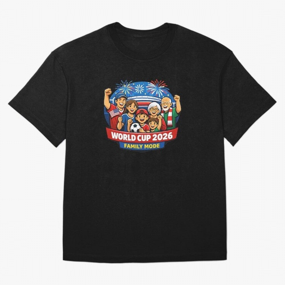 World Cup 2026 Family Mode ¨C Football Fans Celebration Design Classic T-Shirt Celebrate the Magic of FIFA World Cup 2026 Spirit, Built around Portugal, Spain and Germany, Haaland, Football History, Final Match Energy, Crowd Noise and Once in a