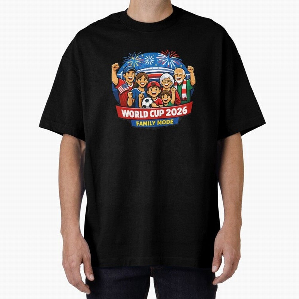 World Cup 2026 Family Mode ¨C Football Fans Celebration Design Classic T-Shirt Celebrate the Magic of FIFA World Cup 2026 Spirit, Built around Portugal, Spain and Germany, Haaland, Football History, Final Match Energy, Crowd Noise and Once in a